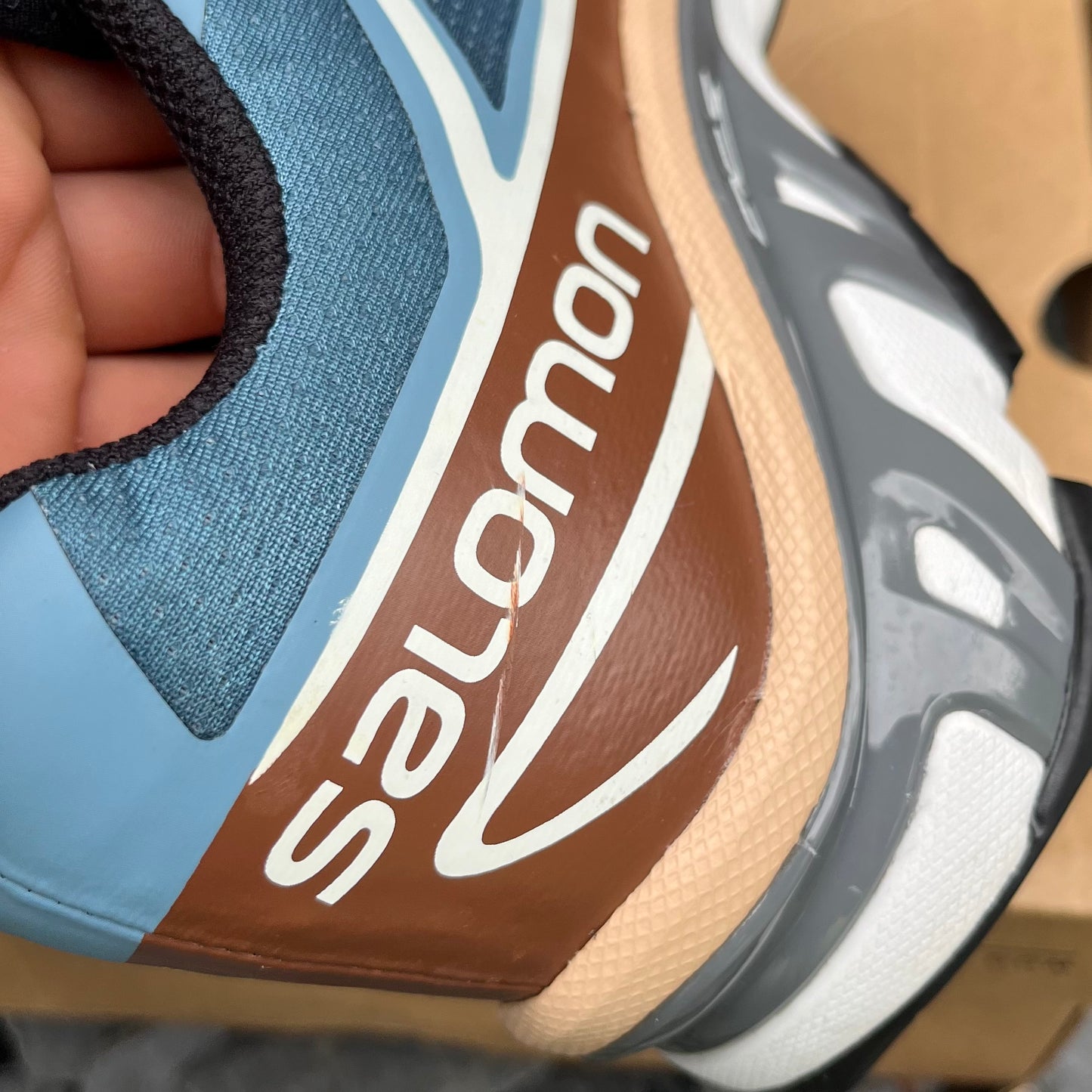 Salomon XT-6 Aegean Blue / Hazelnut