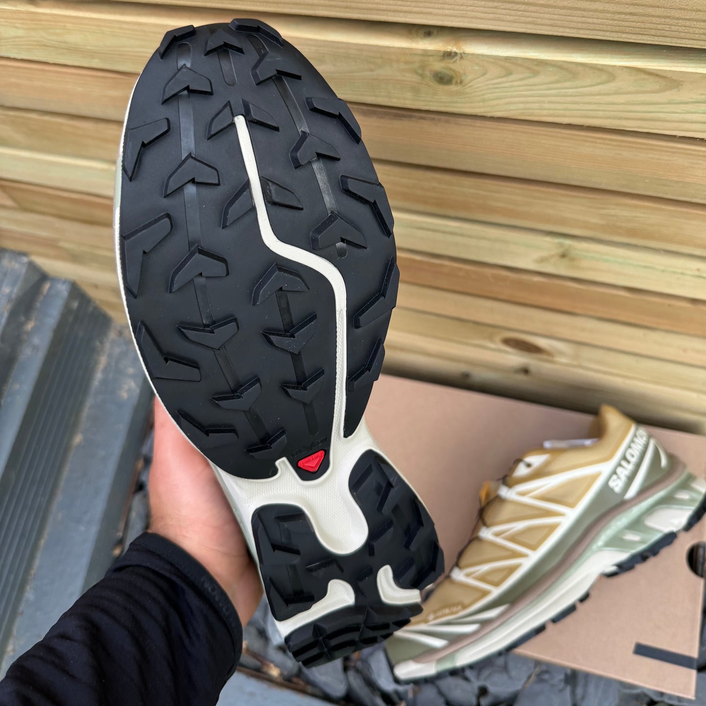 Salomon XT-6 Gore-Tex - Antelope / Icicle / Portabella - UK11 - Brand New