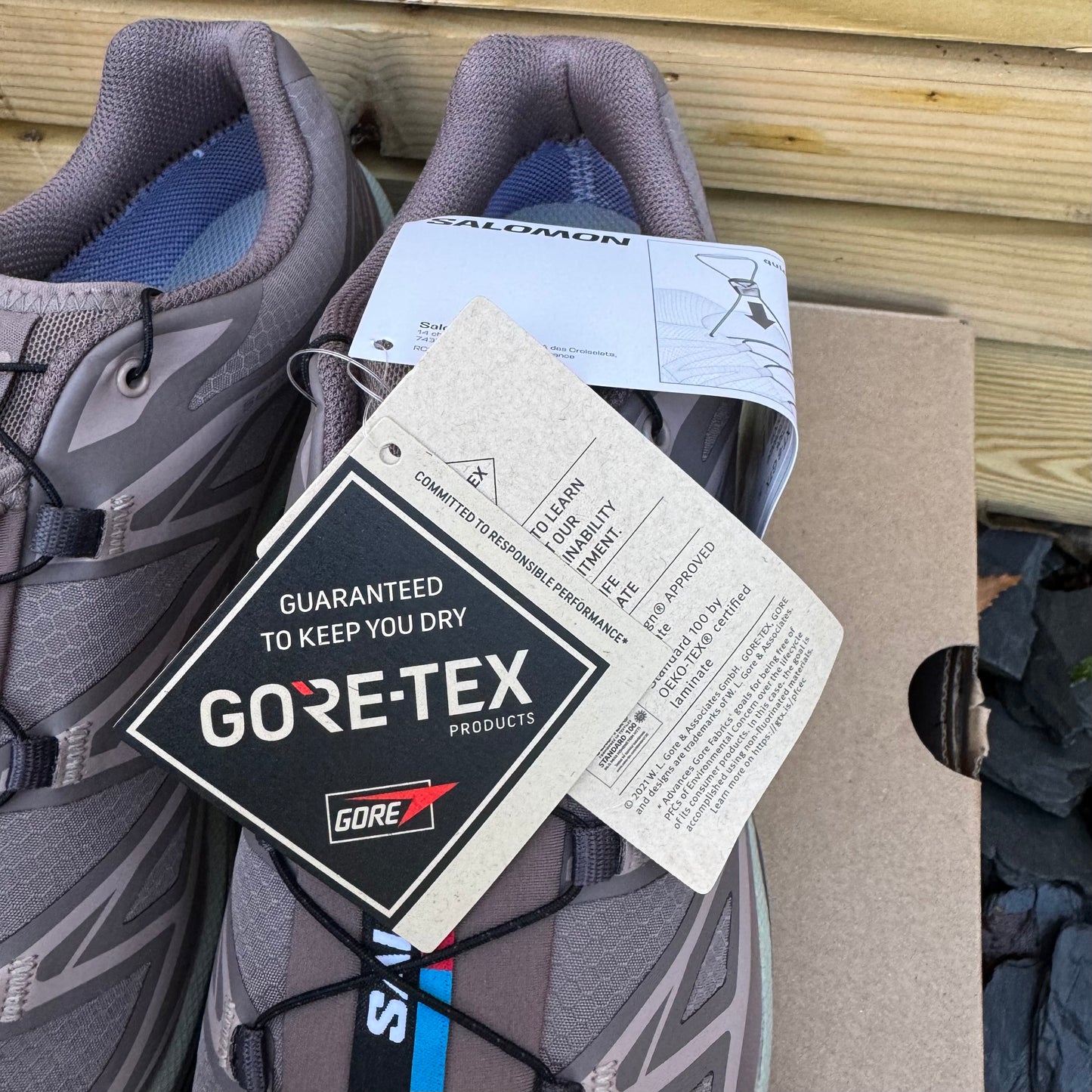 Salomon XT-6 Gore-Tex - Iron / Etherea / Seagrass - Multiple Sizes - Brand New