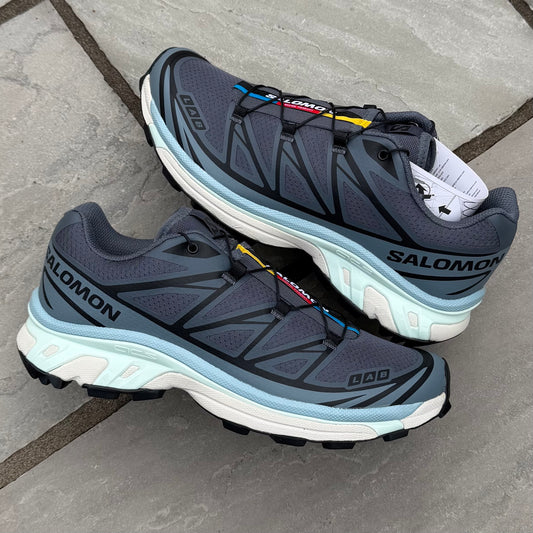 Salomon XT-6 - Turbulence / Trooper / Clearly Aqua - Multiple Sizes - Brand New