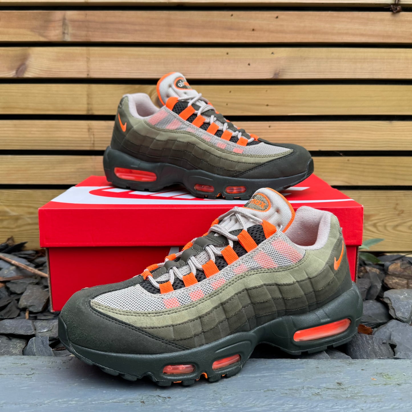 Nike Air Max 95 OG - Neutral Olive  / Total Orange - UK8