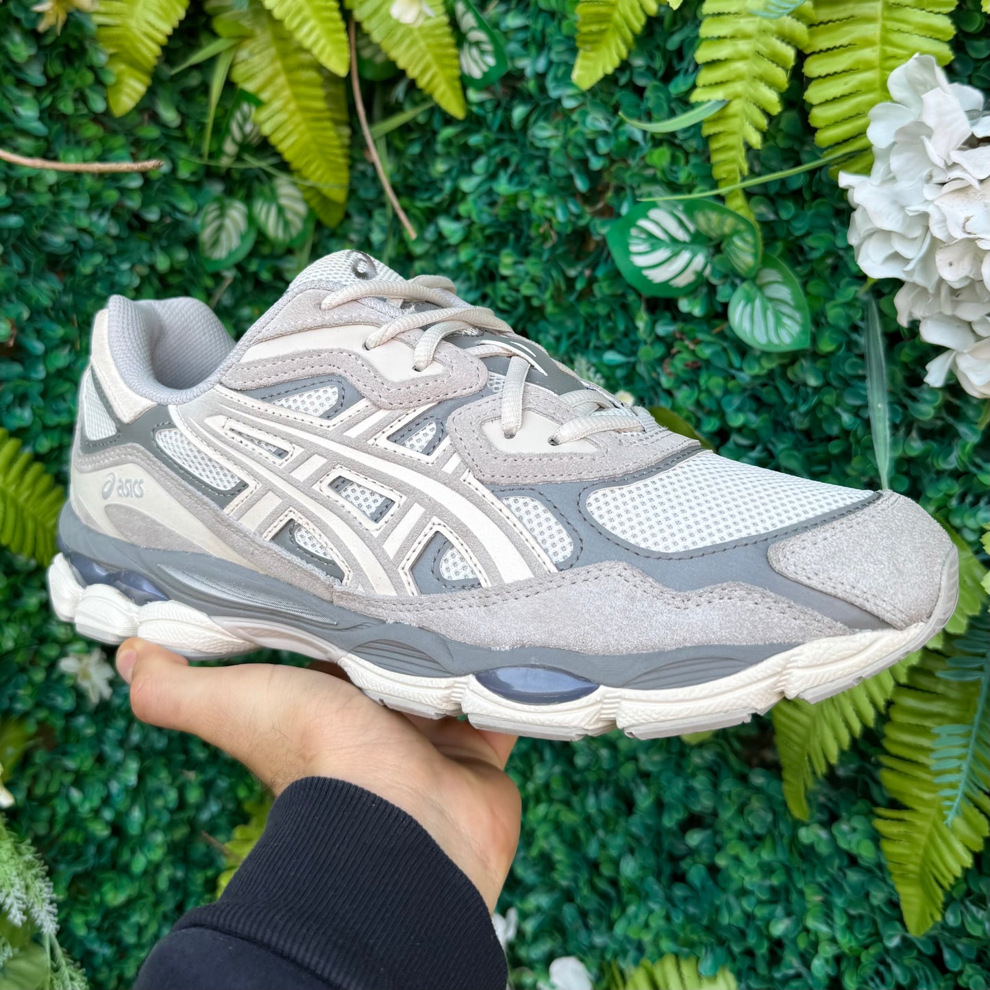 Asics Gel-NYC - Cream / Oyster Grey - UK10
