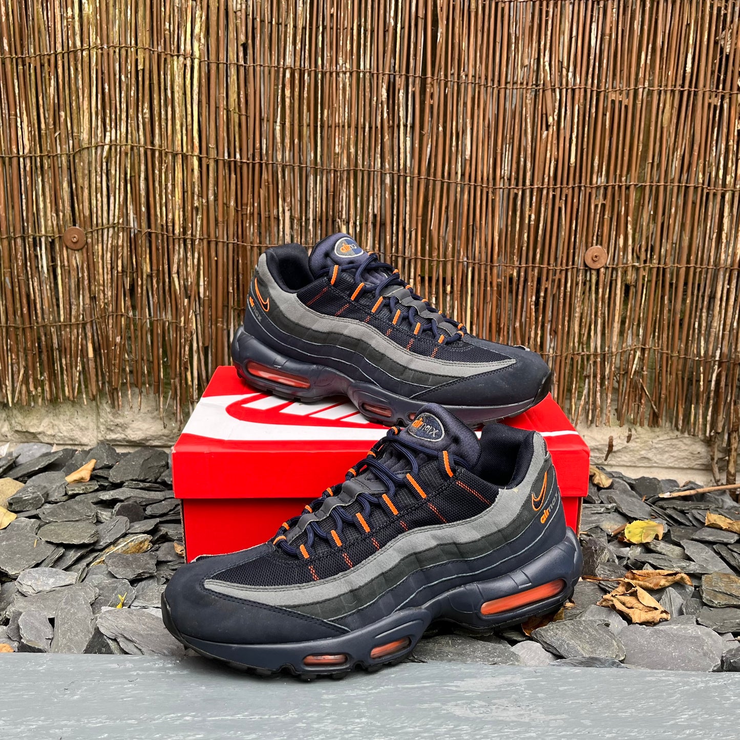 Nike Air Max 95 Logo Navy / Orange UK12