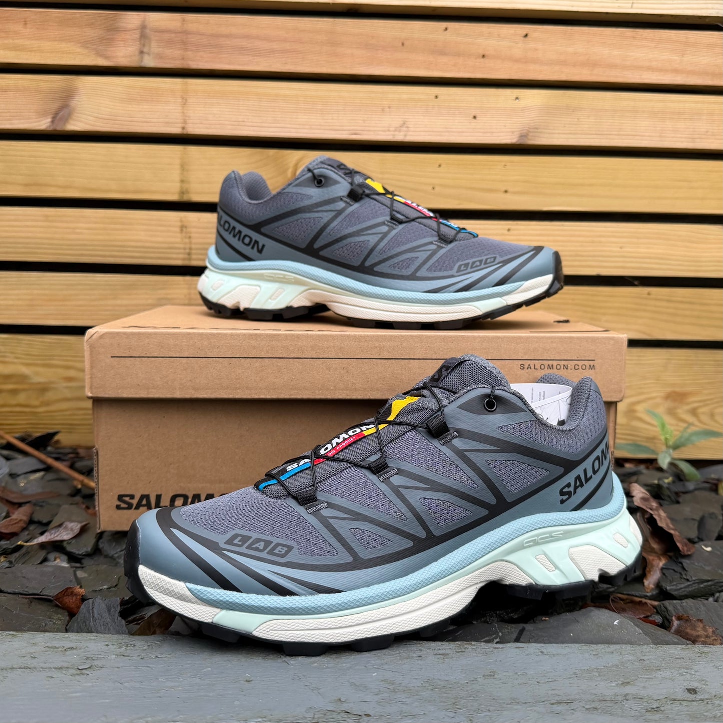 Salomon XT-6 - Turbulence / Trooper / Clearly Aqua - UK6.5 - Brand New