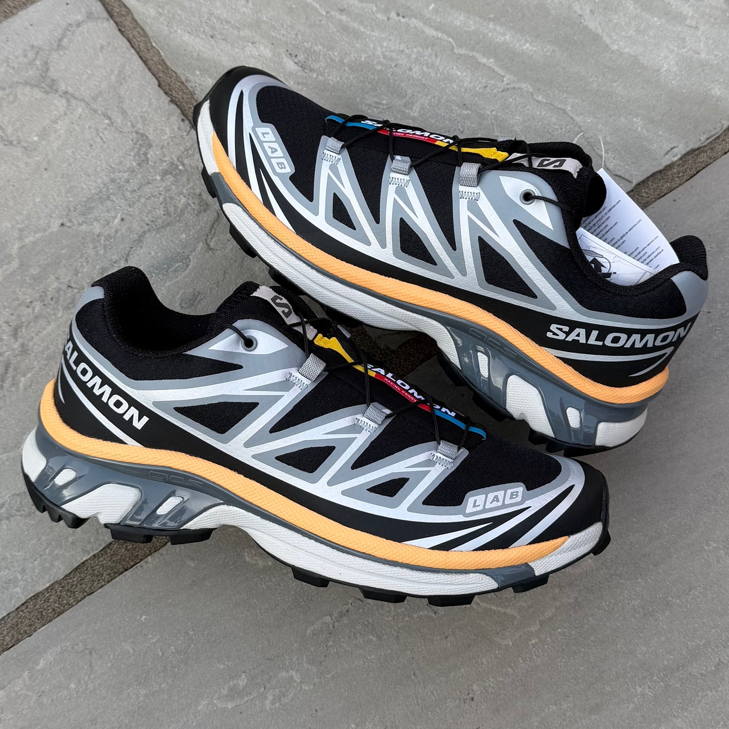 Salomon XT-6 - Black / FTW Silver / Light Apricot - Multiple Sizes - Brand New