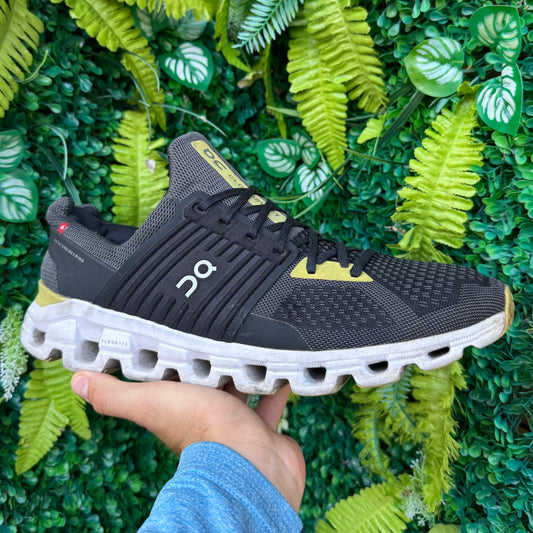 On Running CloudSwift 2.0 - Black / Citron Yellow - UK10.5