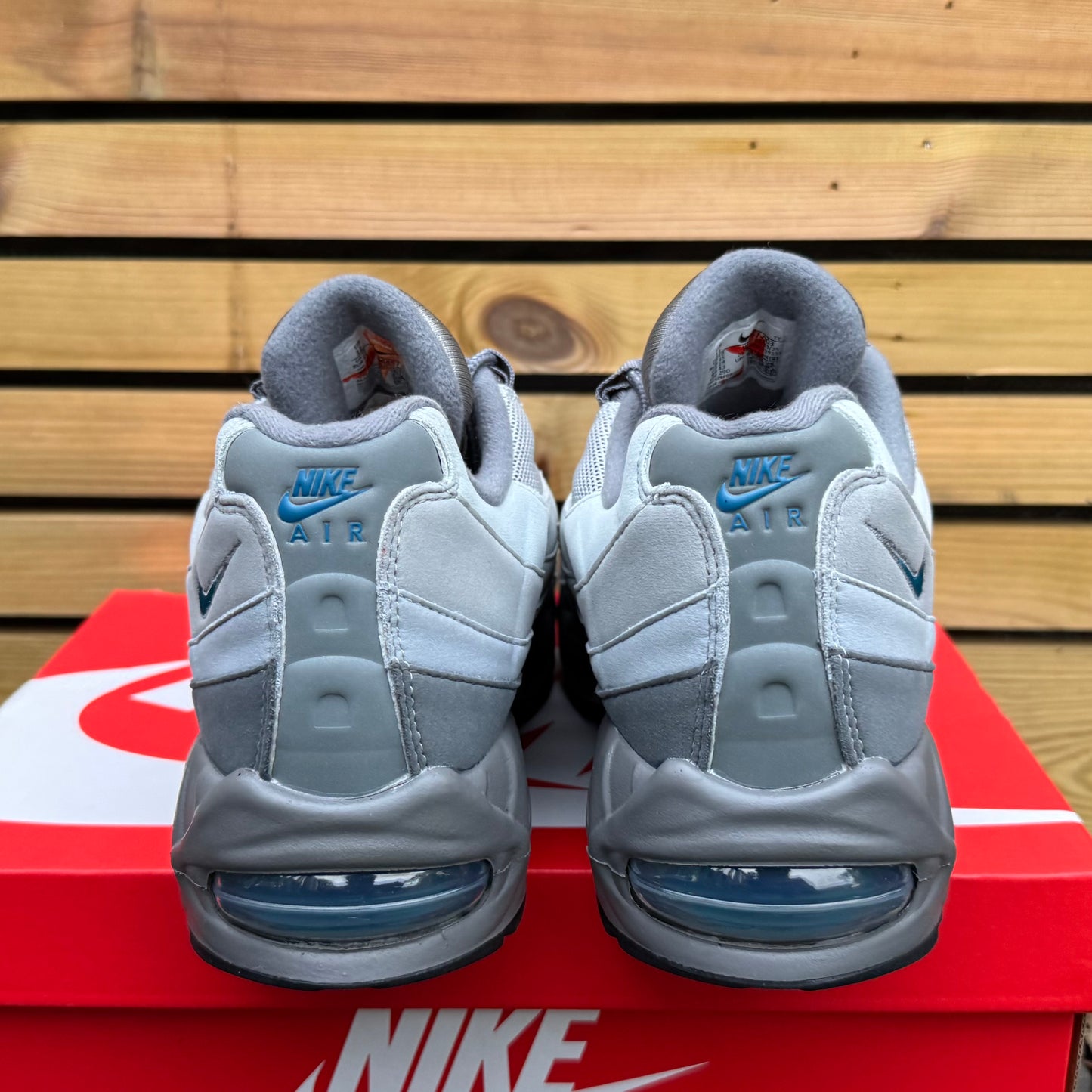 Nike Air Max 95 OG Big Bubble - Smoke Grey / Abyss Green - UK10 - Brand New