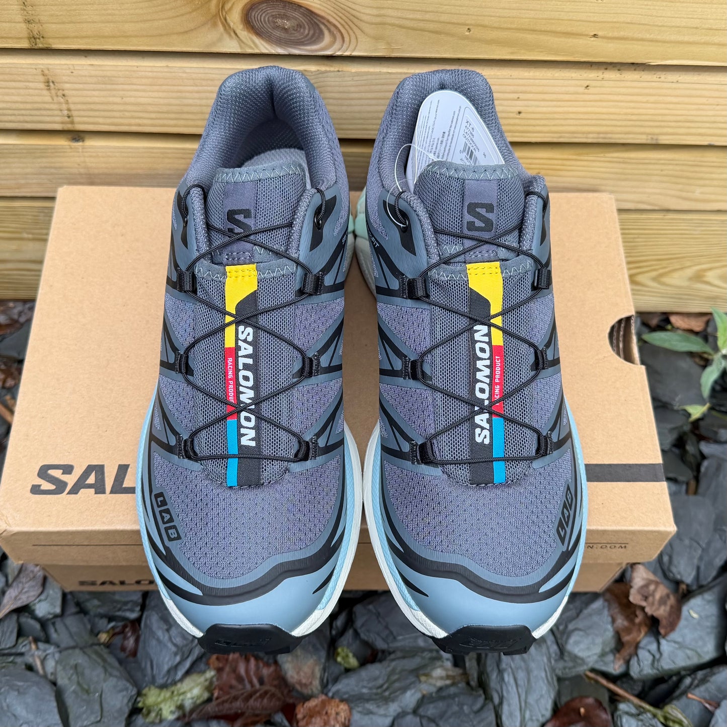 Salomon XT-6 - Turbulence / Trooper / Clearly Aqua - UK6.5 - Brand New