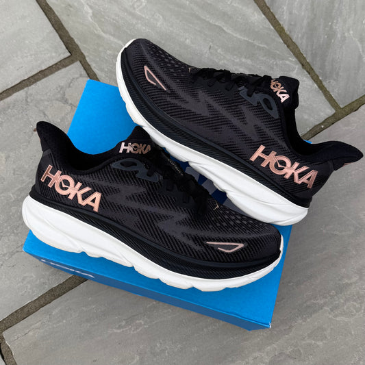Hoka Clifton 9 - Black / Copper - UK8