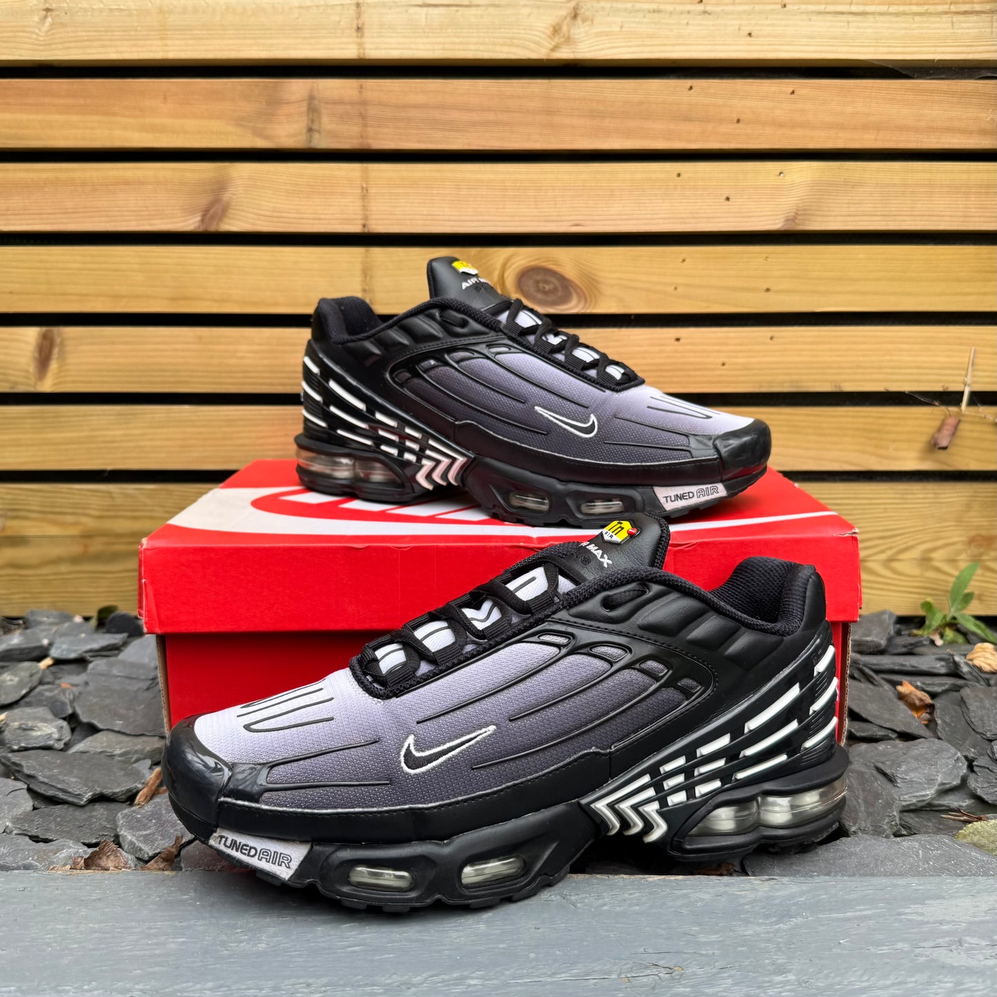 Nike Air Max Plus TN 3 - Black / Wolf Grey - UK8.5