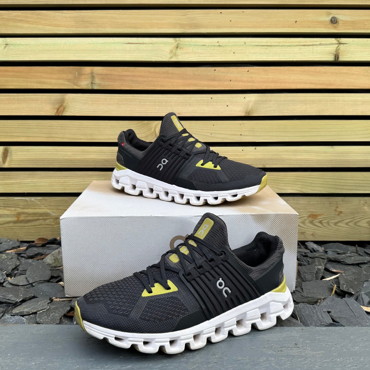 On Running CloudSwift 2.0 - Magnet Black / Citron Yellow - UK8