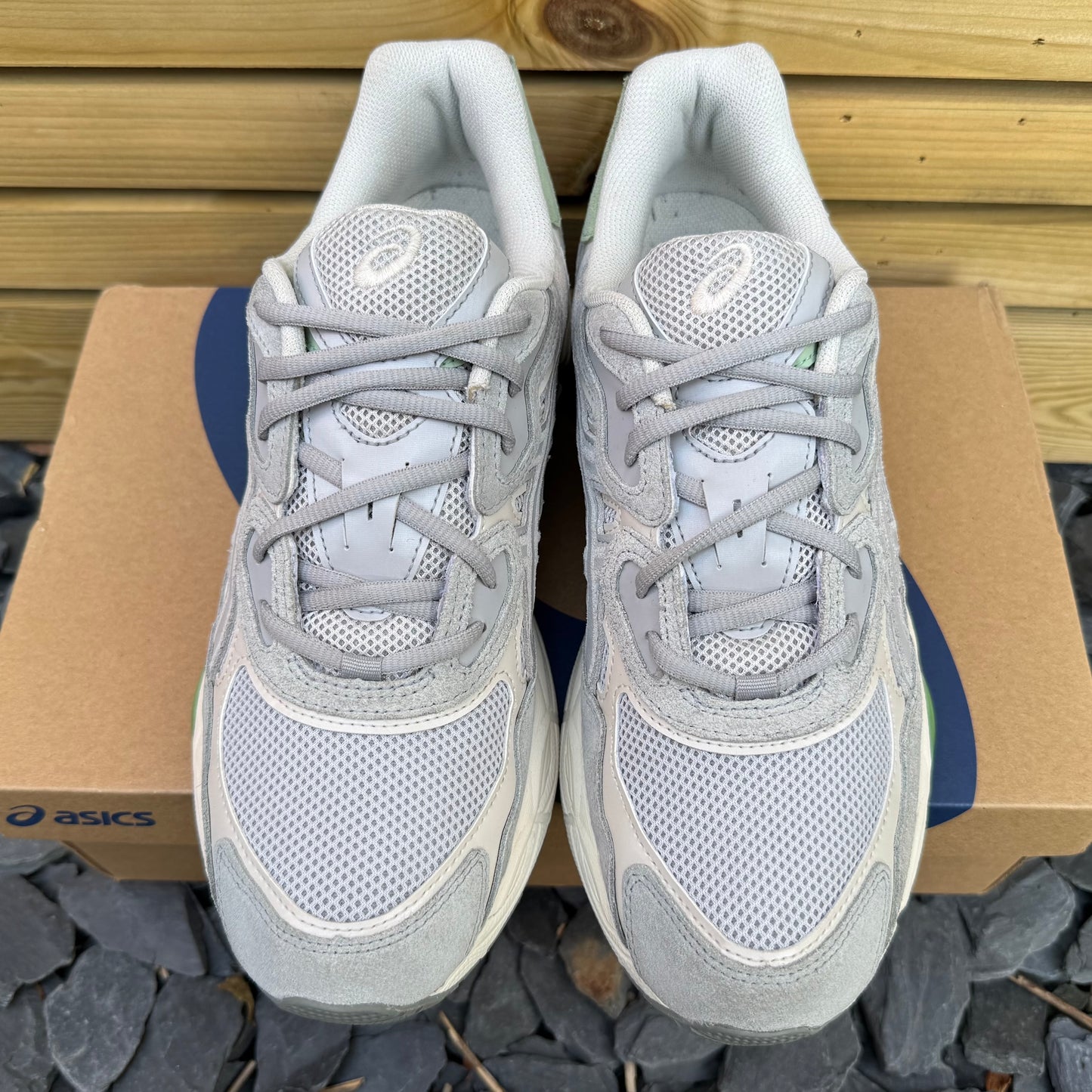Asics Gel-NYC - Cream / Fossil - UK9.5