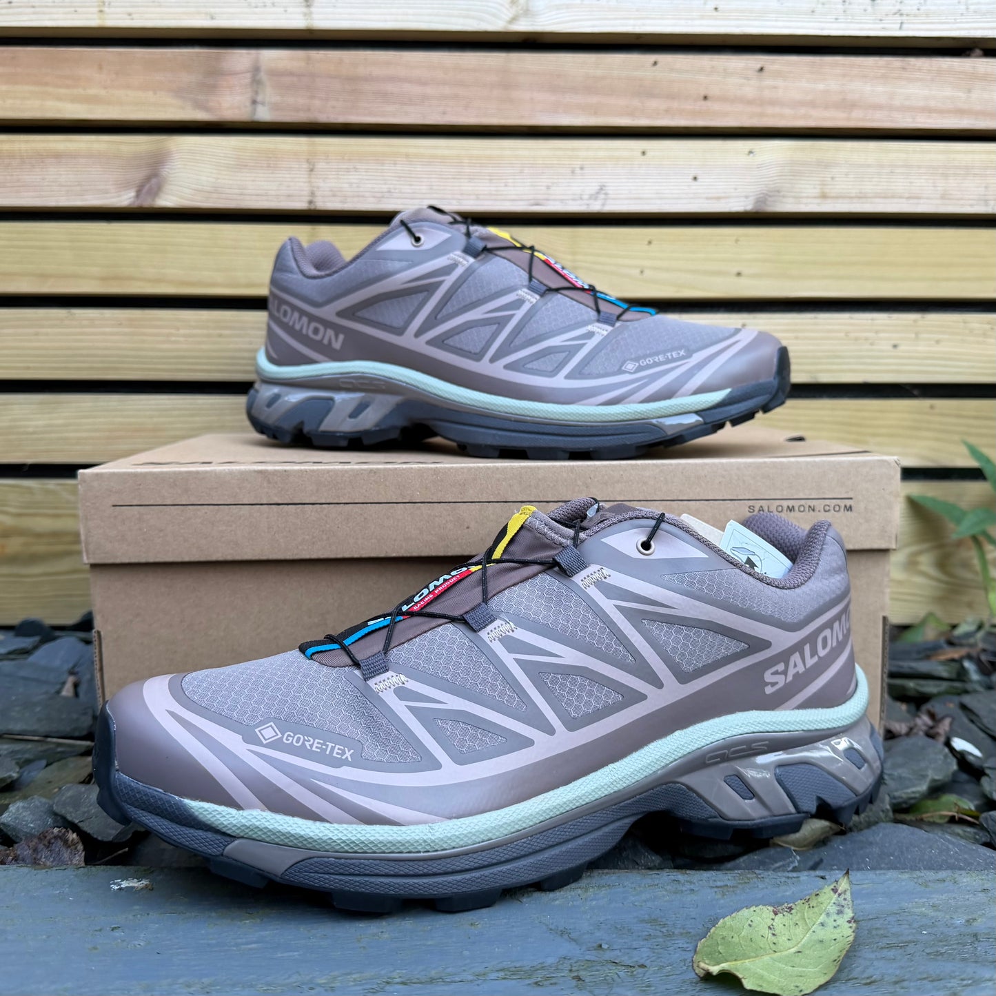 Salomon XT-6 Gore-Tex - Iron / Etherea / Seagrass - UK9.5 - Brand New