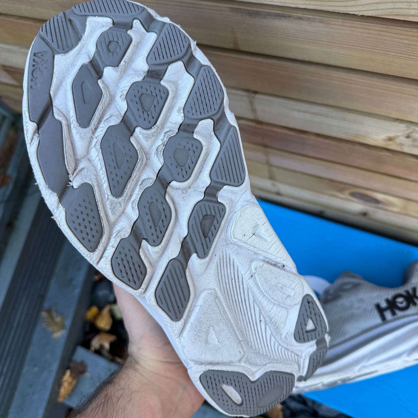 Hoka Clifton 9 - Wolf Grey - UK9