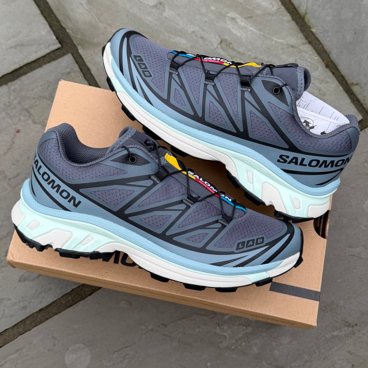 Salomon XT-6 - Turbulence / Trooper / Clearly Aqua - UK6.5 - Brand New