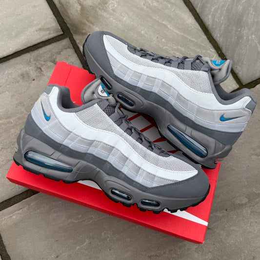 Nike Air Max 95 OG Big Bubble - Smoke Grey / Abyss Green - UK10 - Brand New