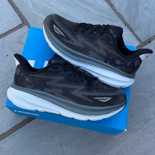 Hoka Clifton 9 - Black / Outer Orbit - UK8