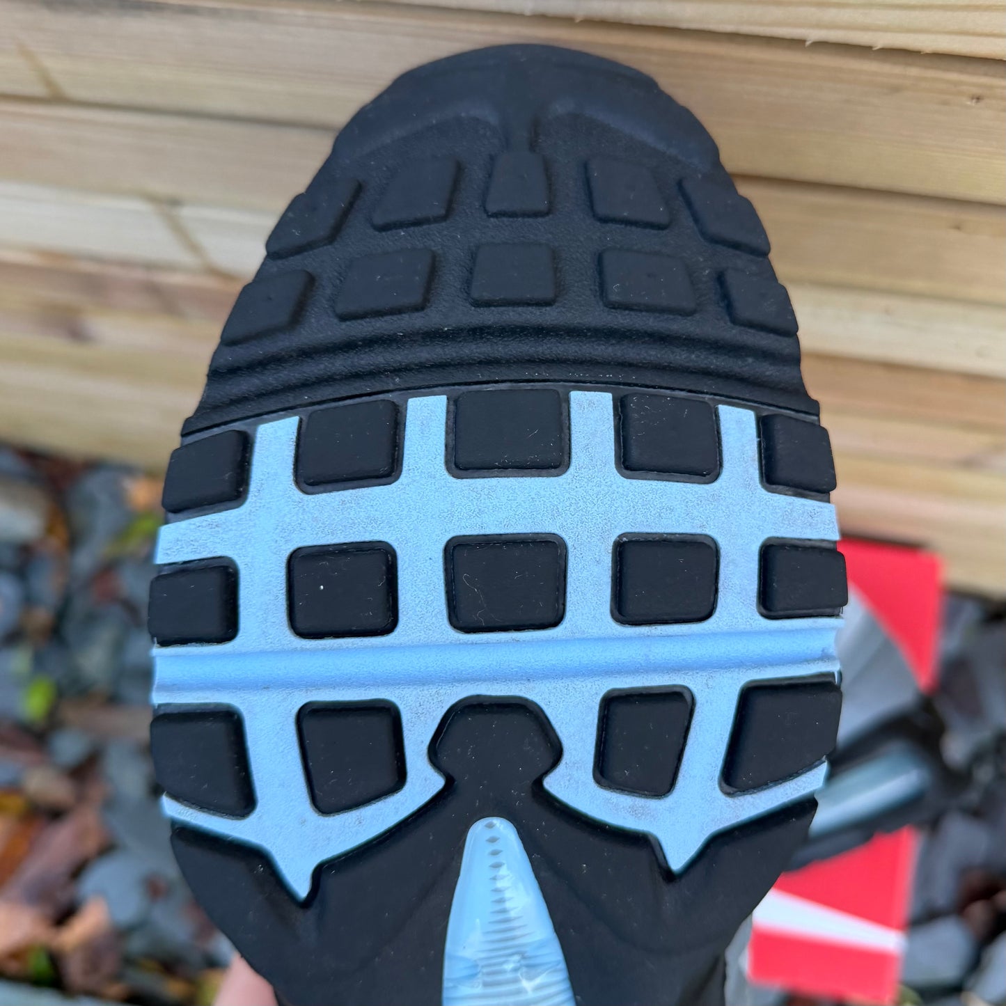 Nike Air Max 95 OG Big Bubble - Cool Grey / Psychic Blue - UK11