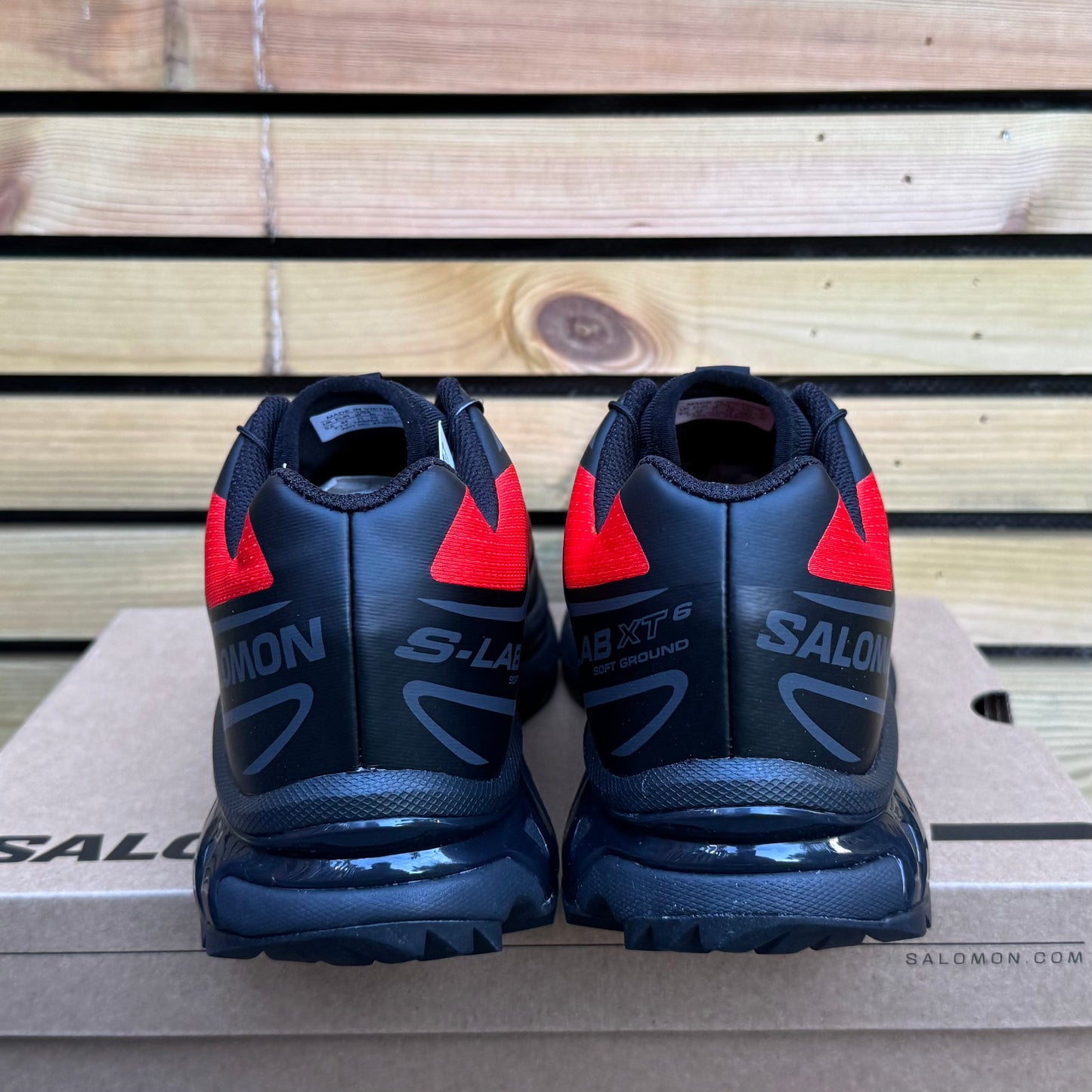 Salomon XT-6 (Size? Exclusive) - Black / Phantom / Turmeric - Multiple Sizes - Brand New