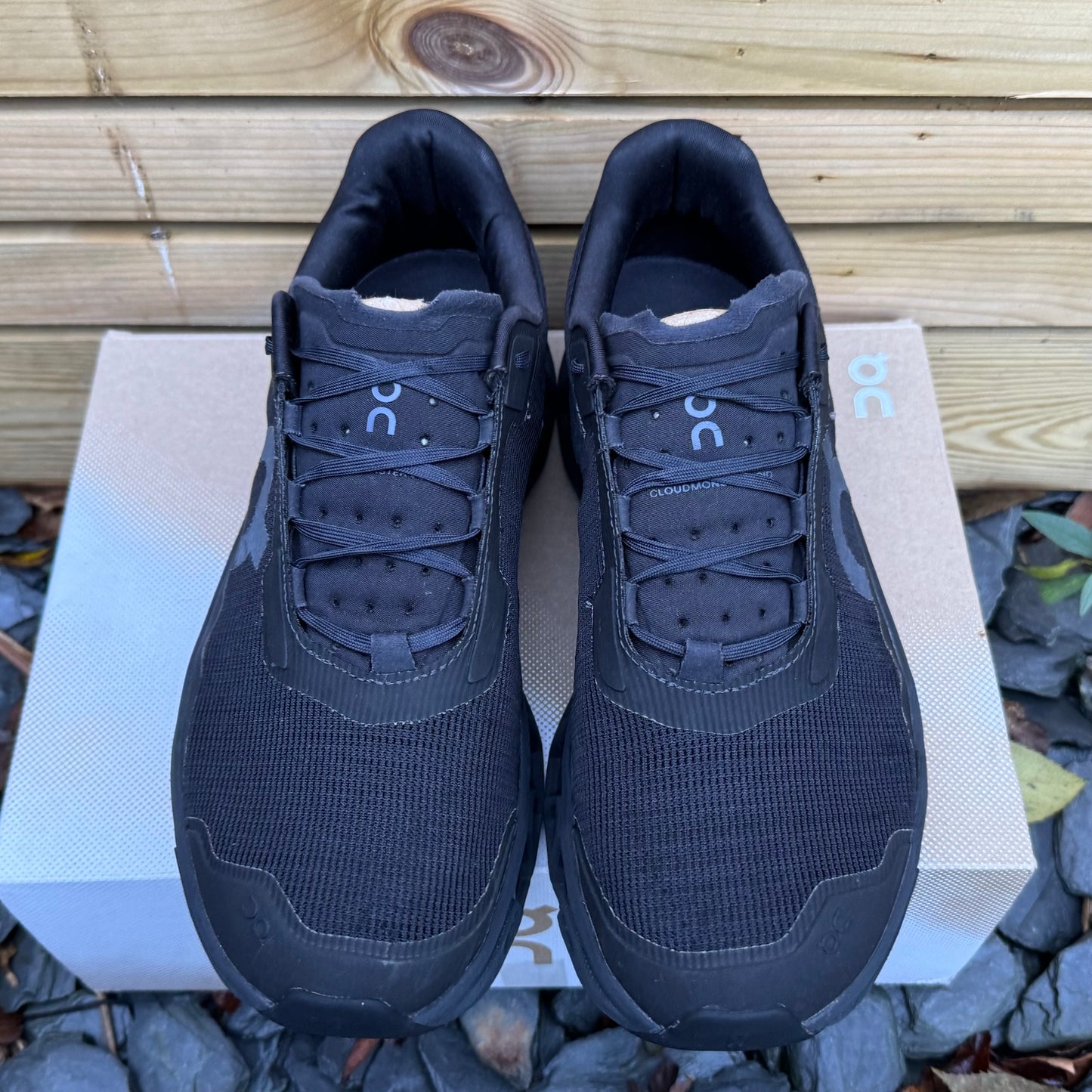 On Running CloudMonster Void - Triple Black - UK9