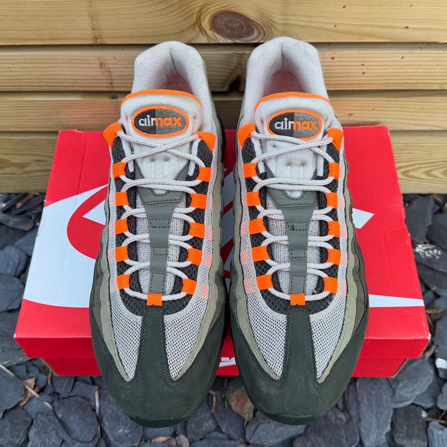 Nike Air Max 95 OG - Neutral Olive  / Total Orange - UK11