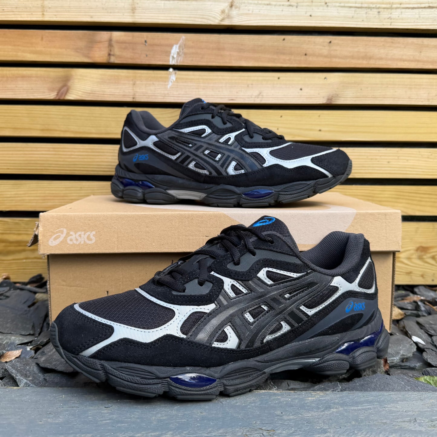 Asics Gel-NYC - Black / Carbon / Blue - UK9