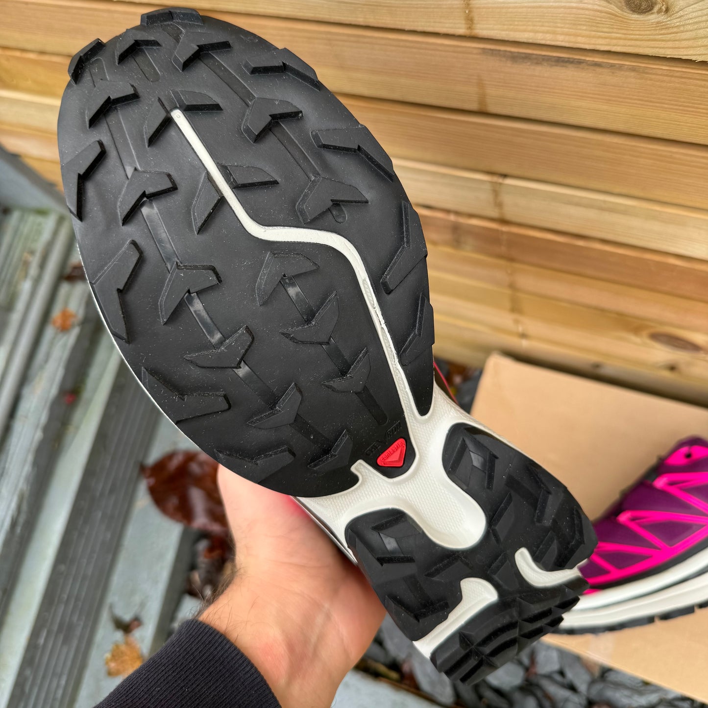 Salomon XT-6 - Plum Caspia / Dawn Blue / Black - UK8.5 - Brand New