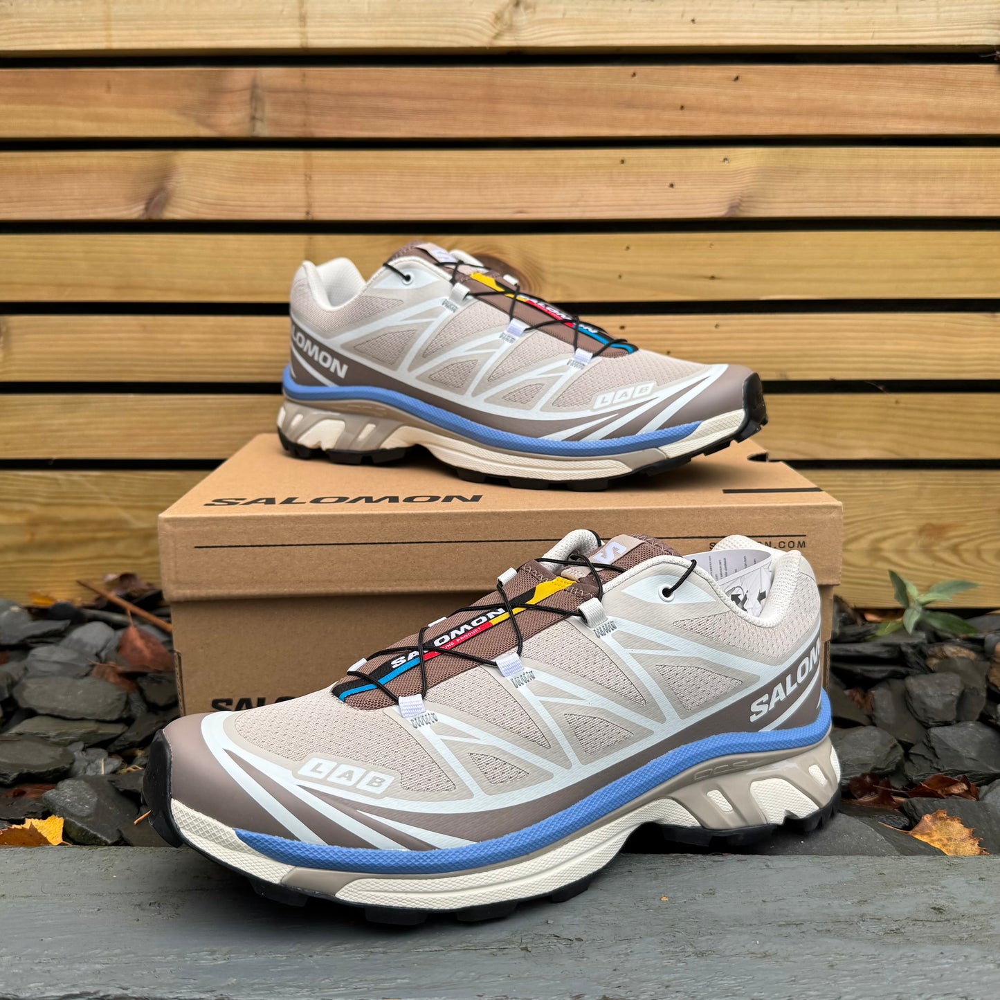 Salomon XT-6 - Sliver Cloud / Iron / Ultramarine - UK10 - Brand New