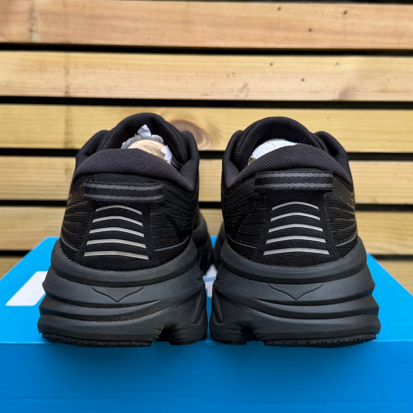 Hoka Bondi 7 - Black / Reflective - UK9