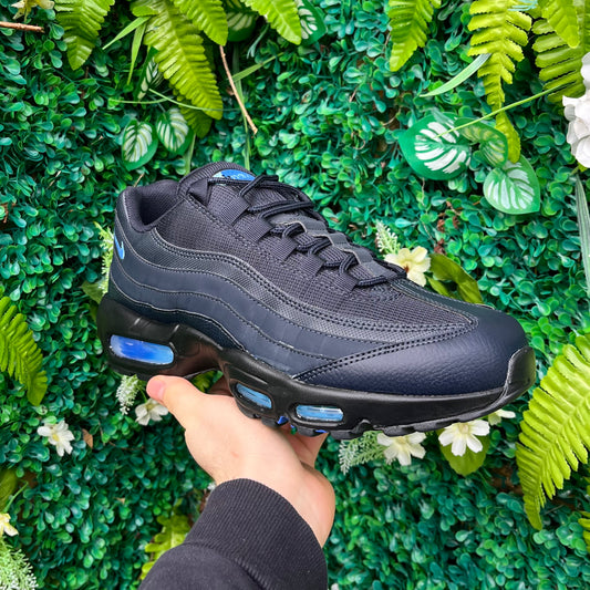 Nike Air Max 95 (Custom) - Dark Obsidian / Racer Blue - UK9.5