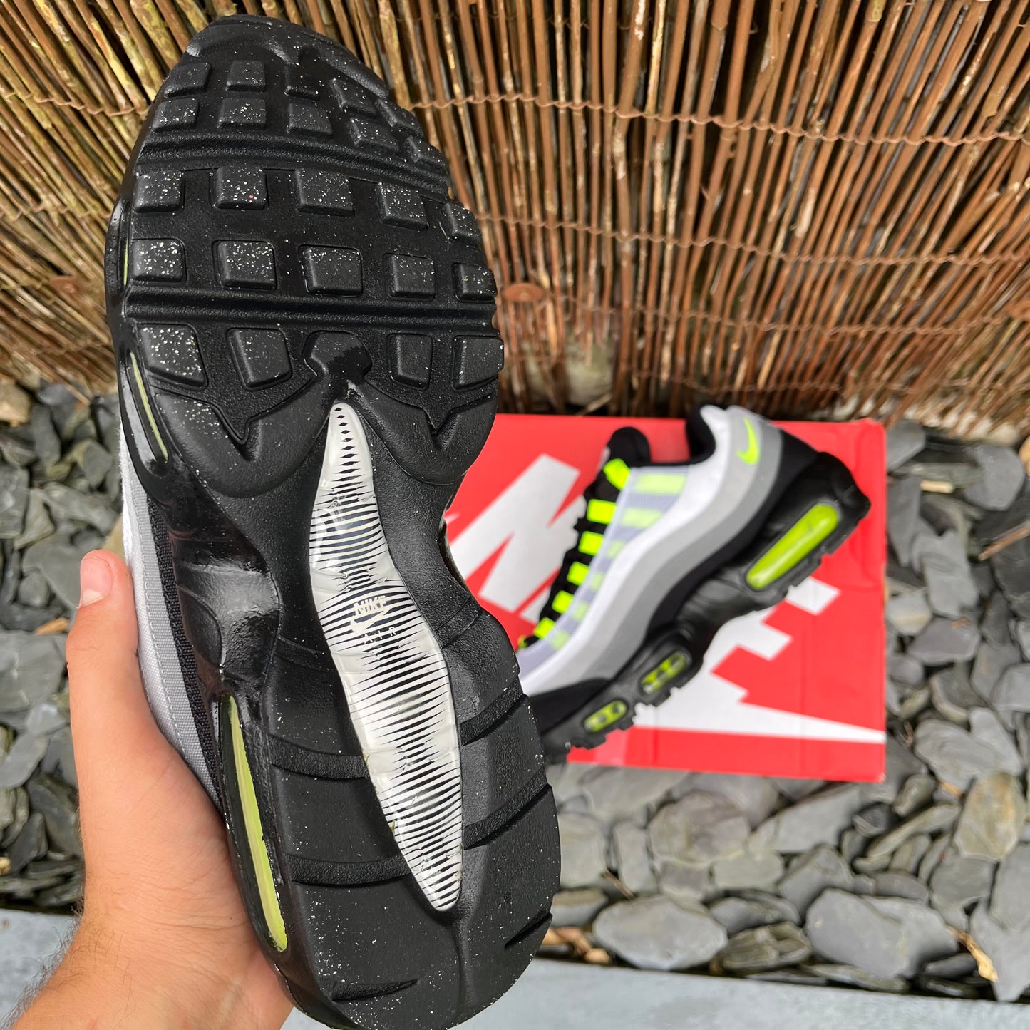 Nike Air Max 95 ID “Nike By You” Grey / Neon UK9