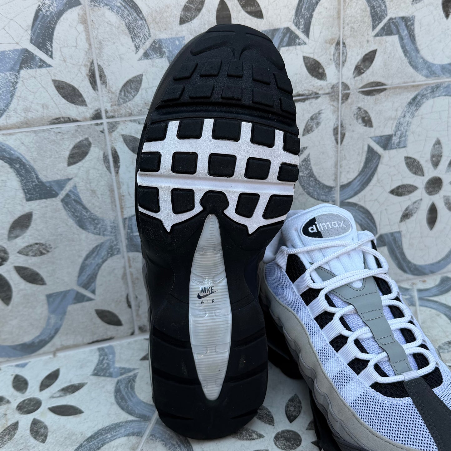 Nike Air Max 95 OG Big Bubble - Granite Dust - UK10.5