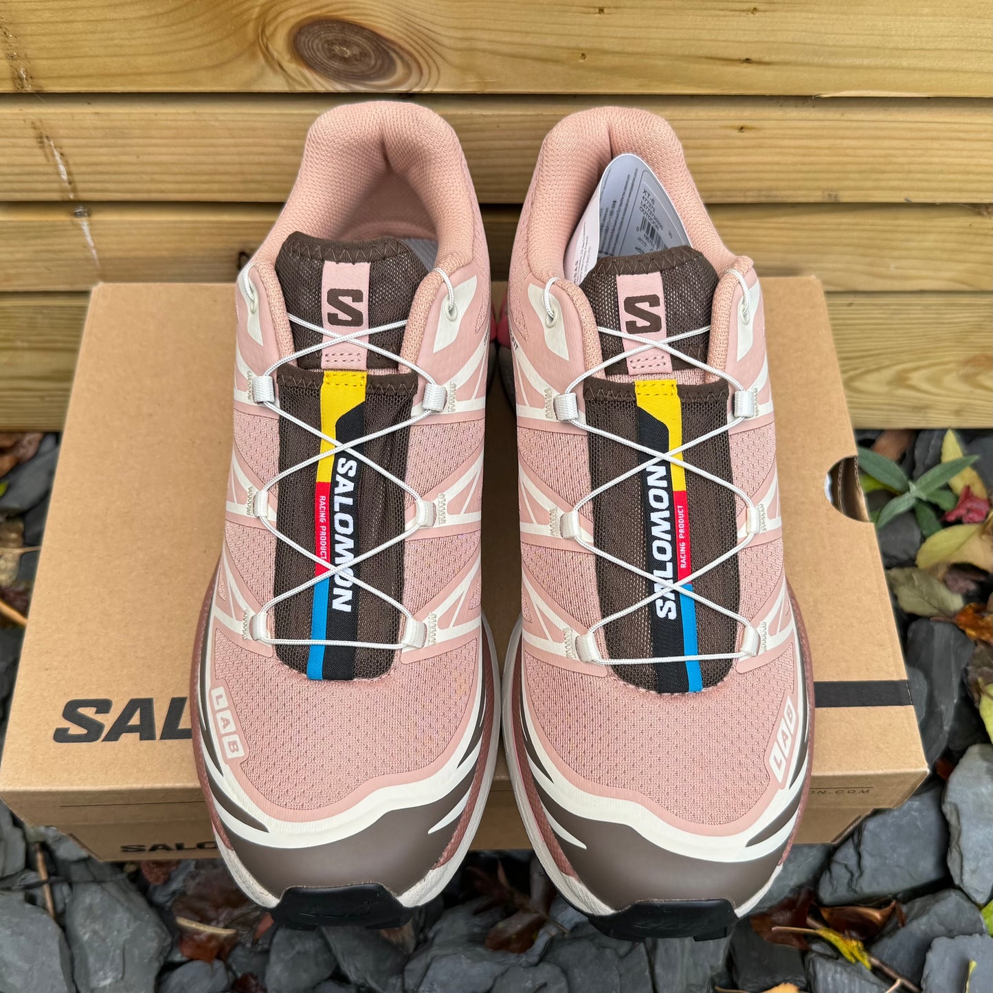 Salomon XT-6 - Mahogany Rose / Earth Brown / Flamingo Pink - Multiple Sizes - Brand New