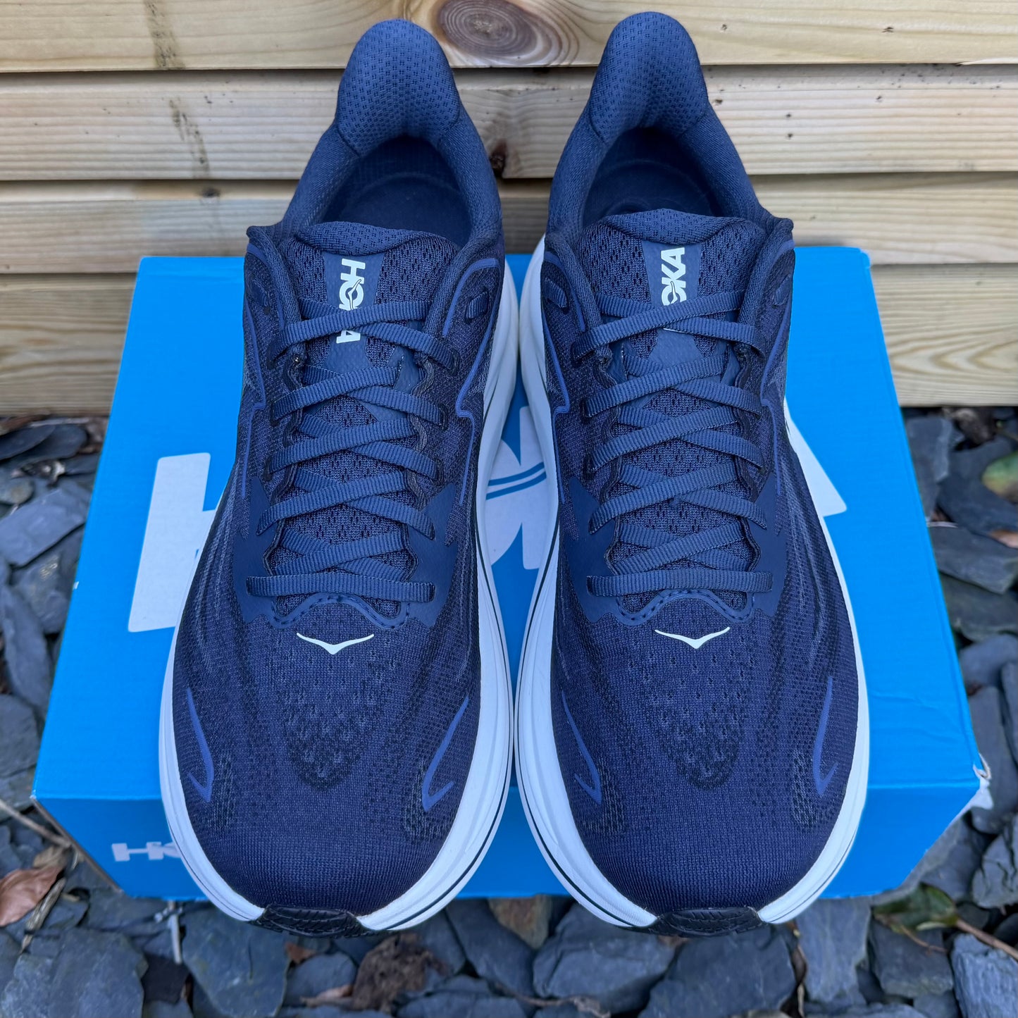 Hoka Clifton 10 - Navy / White - UK10