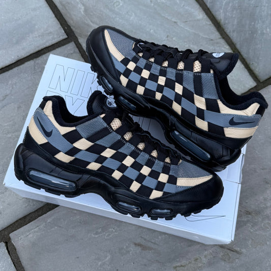 Nike Air Max 95 ID Woven “Nike By You” - Black / Beige - UK9