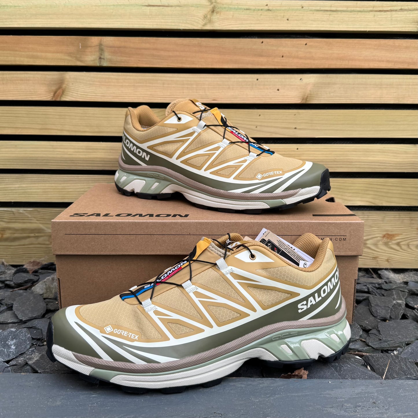 Salomon XT-6 Gore-Tex - Antelope / Icicle / Portabella - UK11 - Brand New