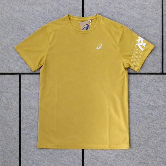 Asics Icon T-Shirt - Lemongrass - Brand New - Multiple Sizes