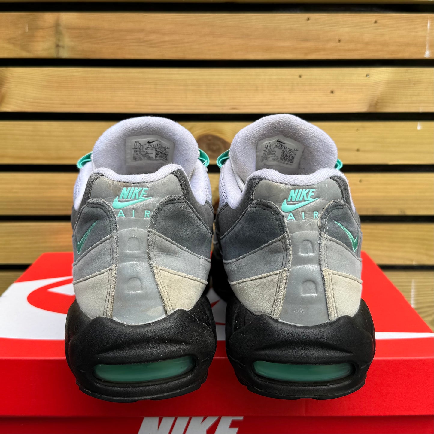 Nike Air Max 95 JD Exclusive - Hyper Turquoise - UK10.5