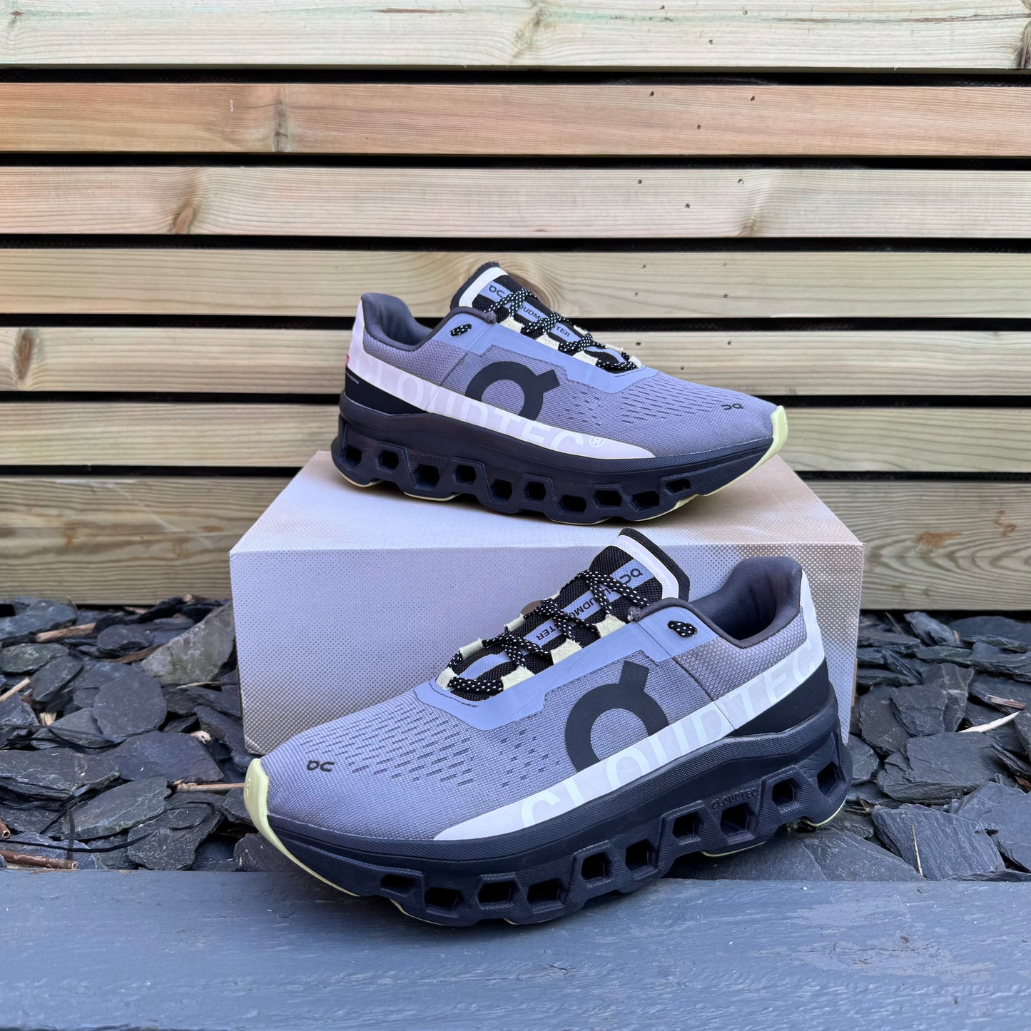 On Running CloudMonster - Fossil / Magnet - UK8.5
