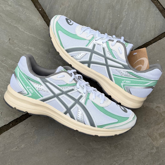 Asics Jog 100s - White / Clay Grey - UK10 - Brand New