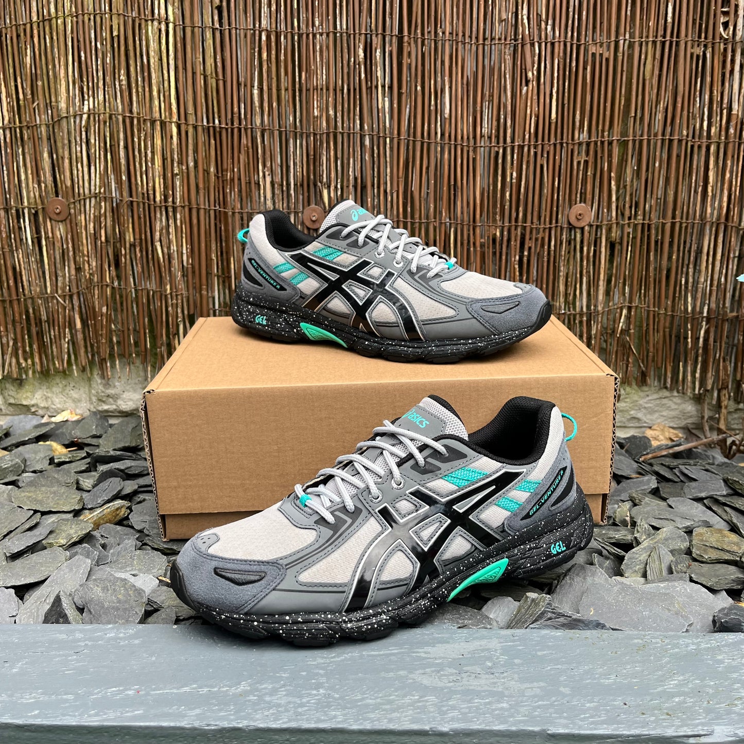 Asics Gel-Venture 6 Grey / Turquoise UK9.5