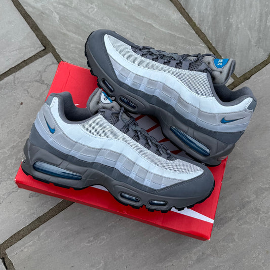 Nike Air Max 95 OG Big Bubble - Smoke Grey / Abyss Green - UK11