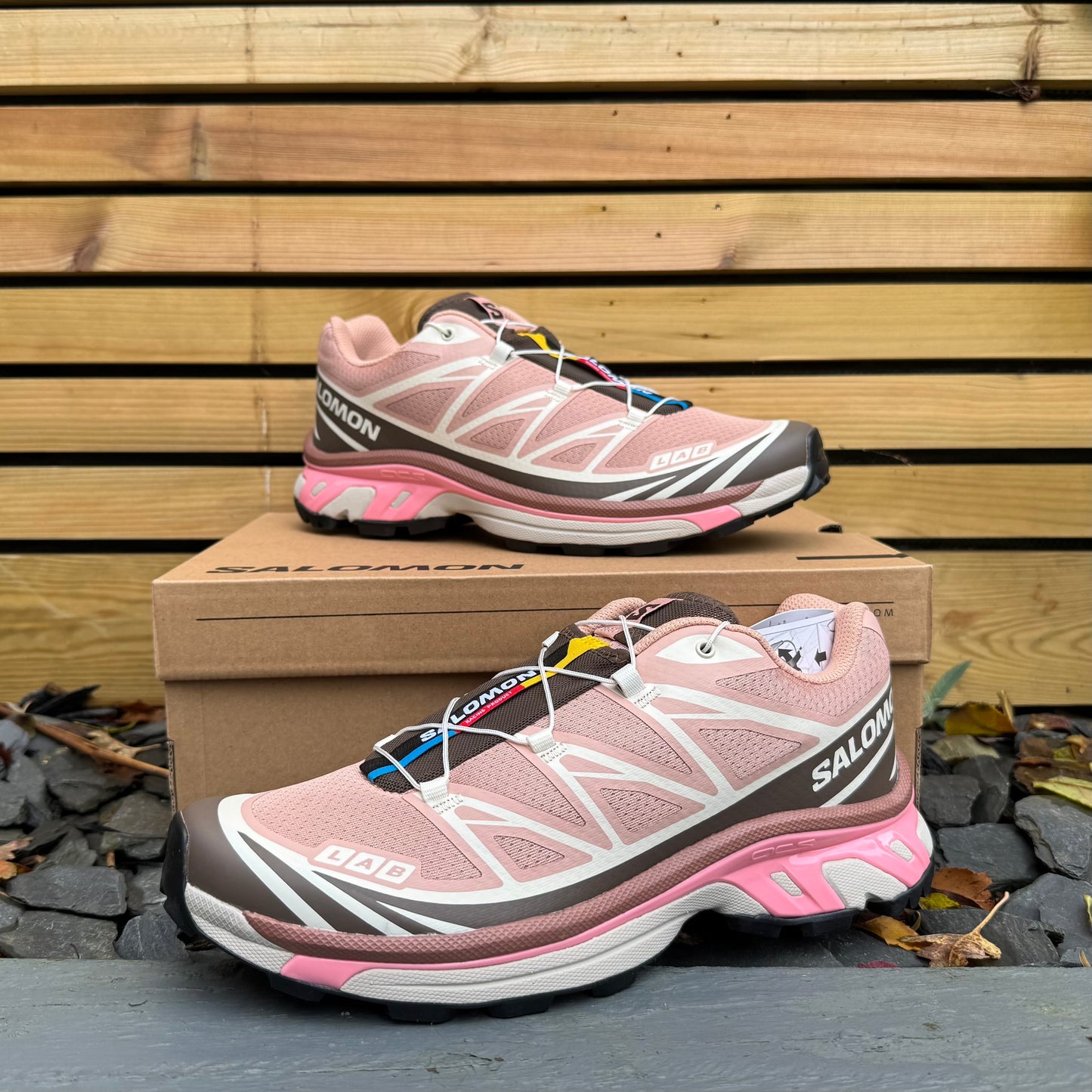 Salomon XT-6 - Mahogany Rose / Earth Brown / Flamingo Pink - Multiple Sizes - Brand New