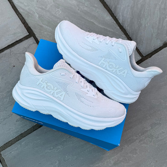 Hoka Clifton 10 - Triple White - UK9