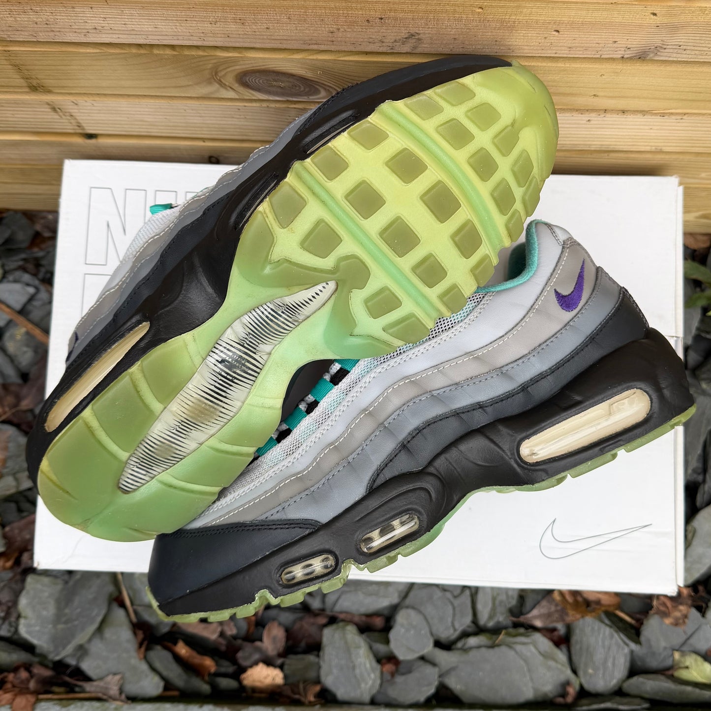 Nike Air Max 95 ID “Nike By You” - Teal / Lavender Gradient - UK8