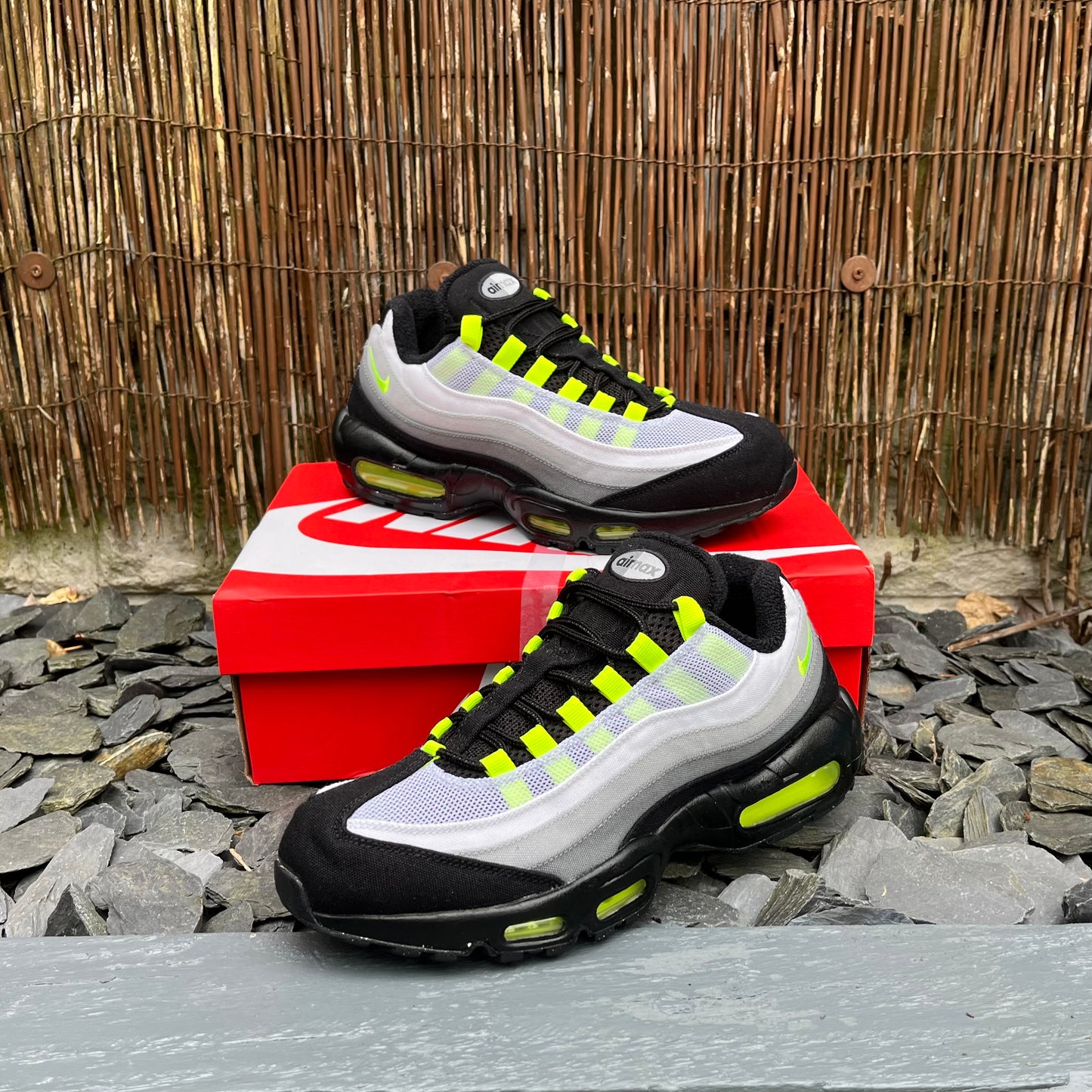 Nike Air Max 95 ID “Nike By You” Grey / Neon UK9