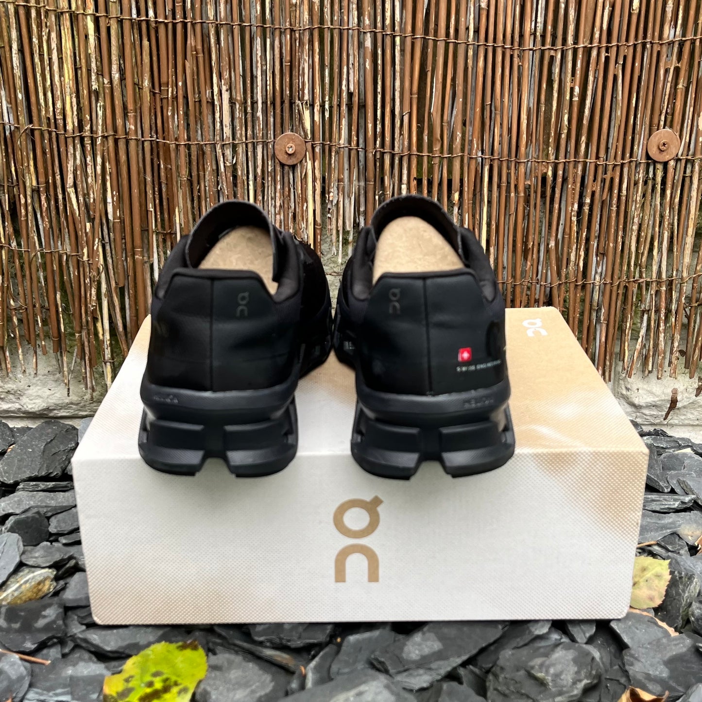 On Running CloudMonster Triple Black UK9.5