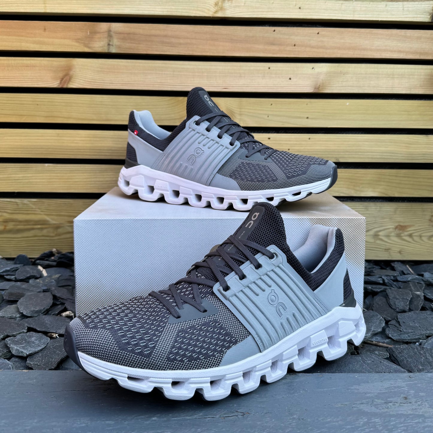 On Running CloudSwift 2.0 - Rock / Slate Grey - UK9.5