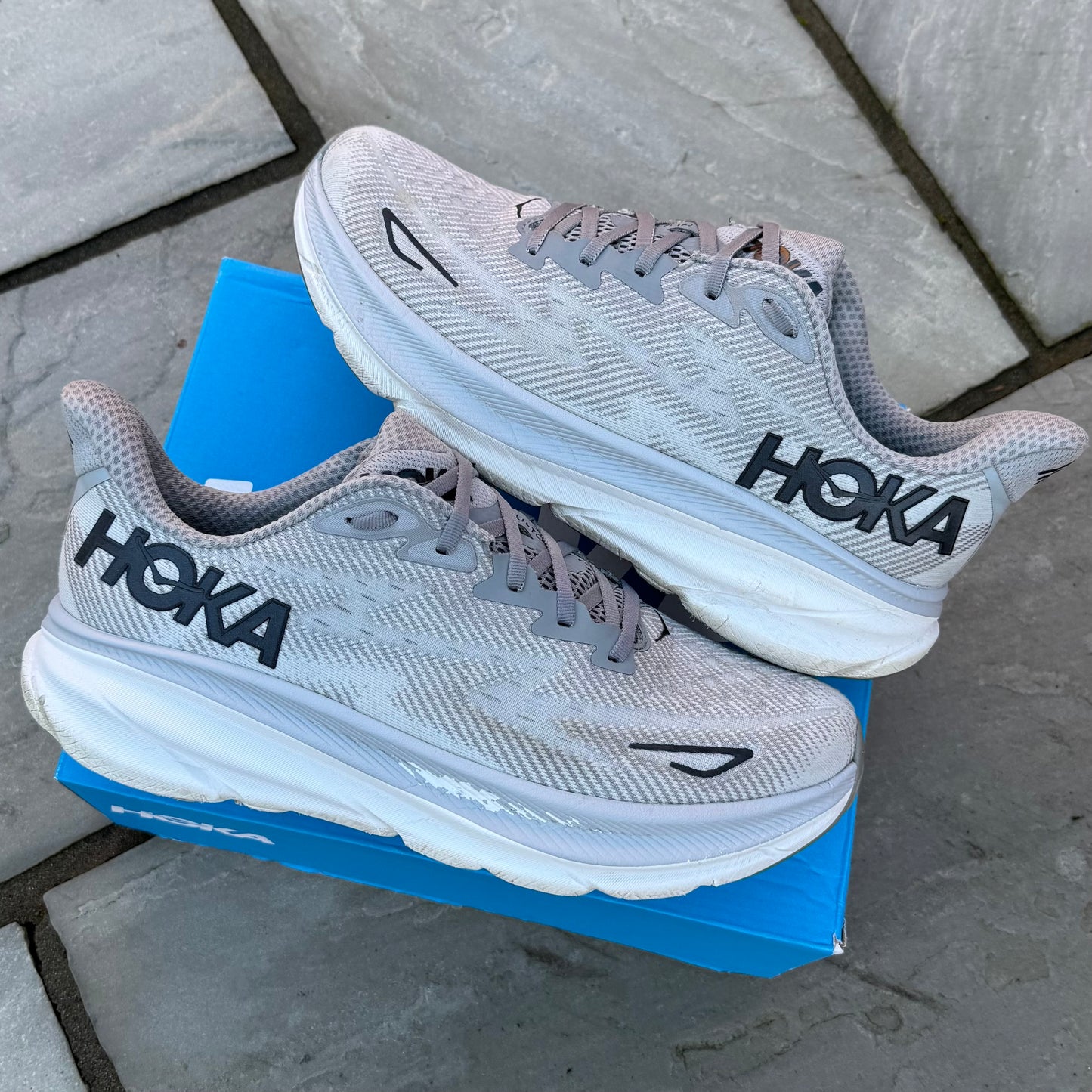 Hoka Clifton 9 - Wolf Grey - UK11