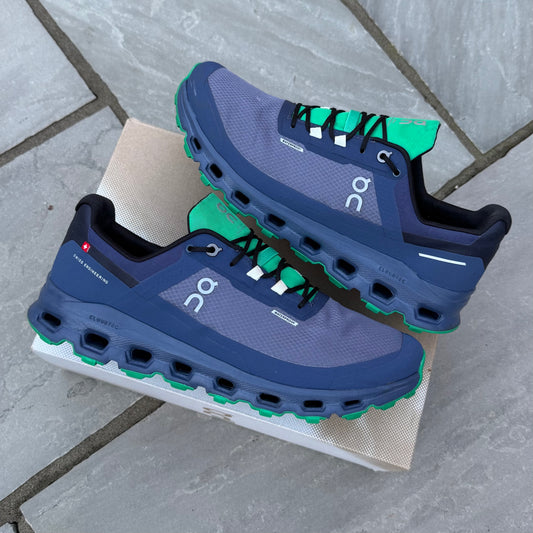 On Running CloudVista Waterproof - Midnight Navy / Green - UK9
